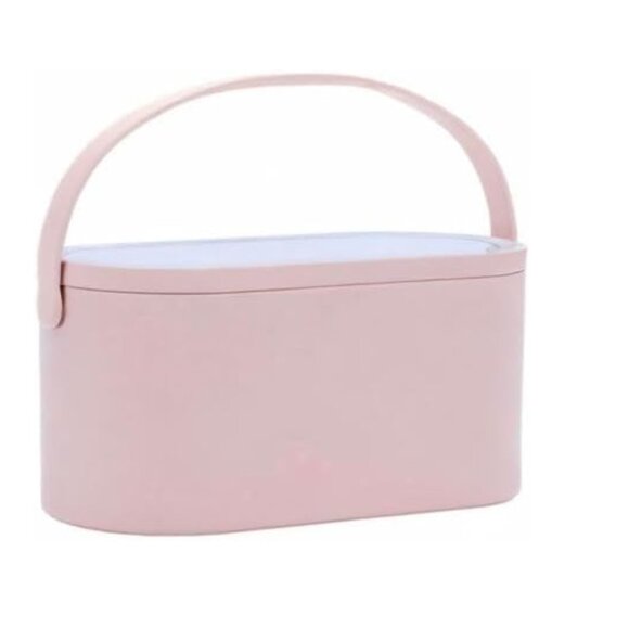 2025 Makeup Case with Mirror, Portable Cosmetics Box with LED Lighted Mirror - Picture 3 of 9